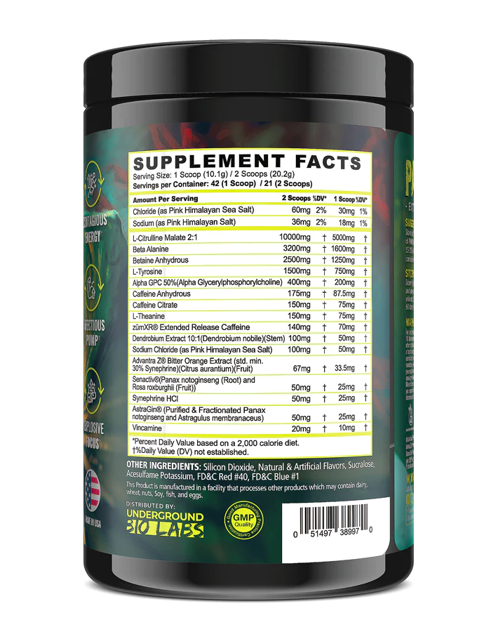 Panda Supps | PANDAMIC PRE-WORKOUT Panda Supps $54.95