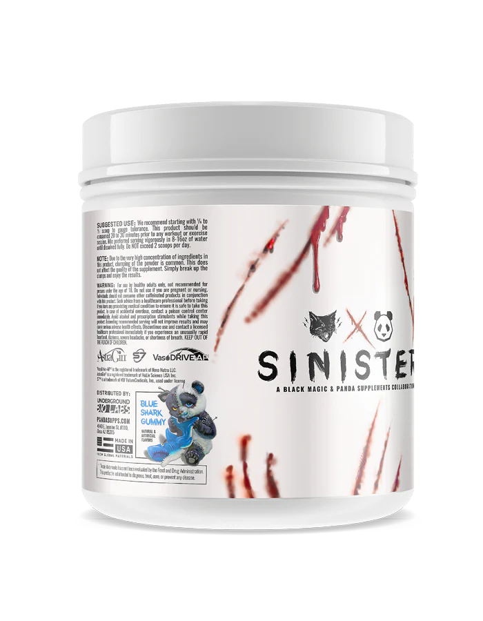 Panda Supps x Black Magic | SINISTER PREWORKOUT Panda Supps $60.00