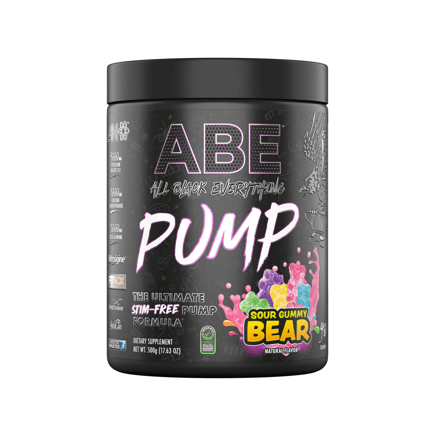 ABE Pump | Zero Stim Preworkout ABE $44.95