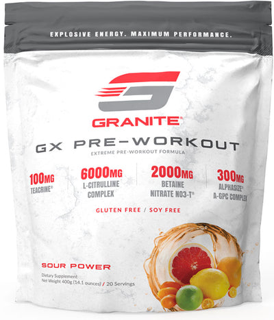 Granite Supplements | GX Pre-Workout Granite Supplements $49.95