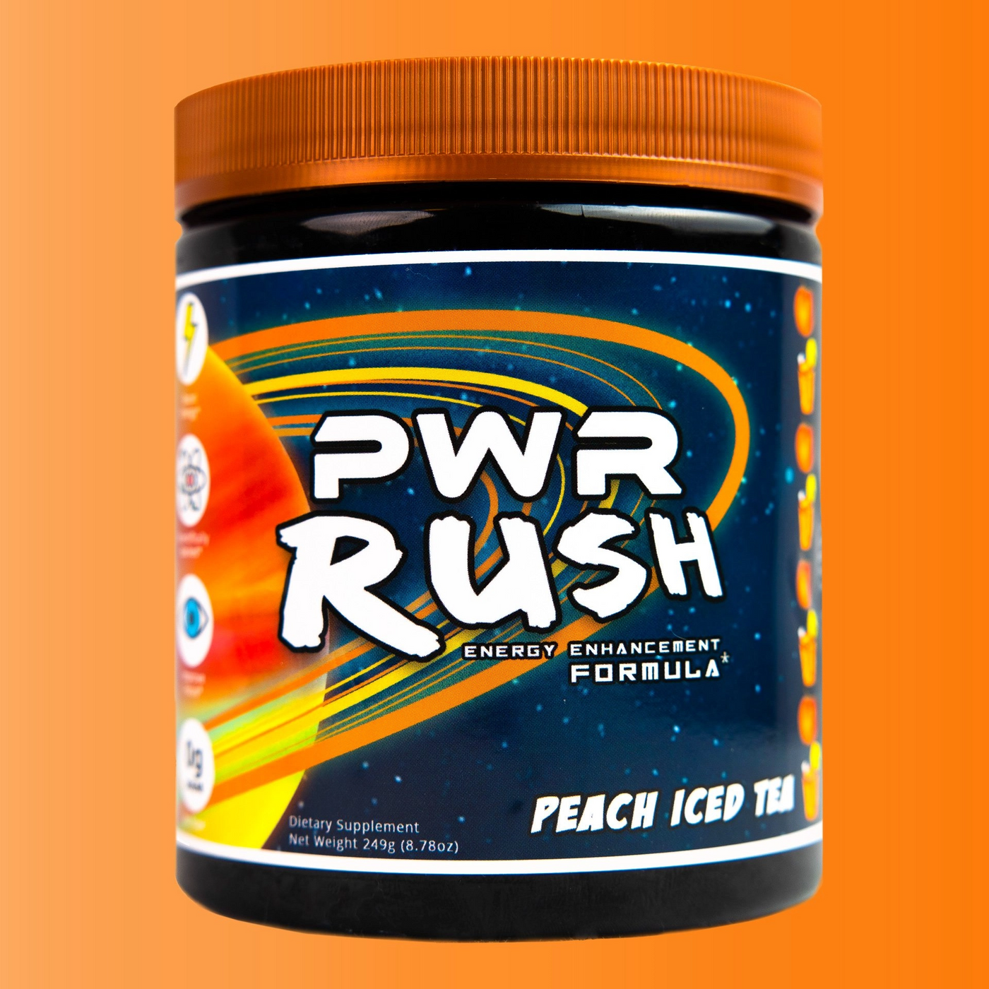 PWR Supplements | PWR RUSH - Peach Iced Tea