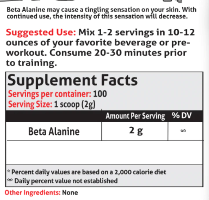 Frontline Formulations | BETA ALANINE Frontline Formulations $22.99