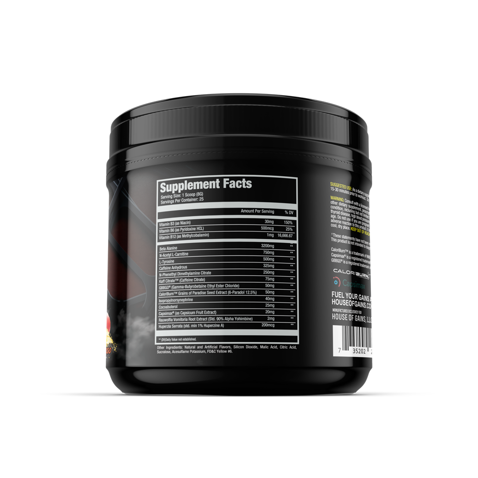 House of Gains | IGNIS (Thermo Pre-workout) House of Gains $44.95